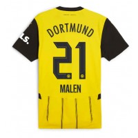 Dres Borussia Dortmund Donyell Malen #21 Domaci 2024-25 Kratak Rukav